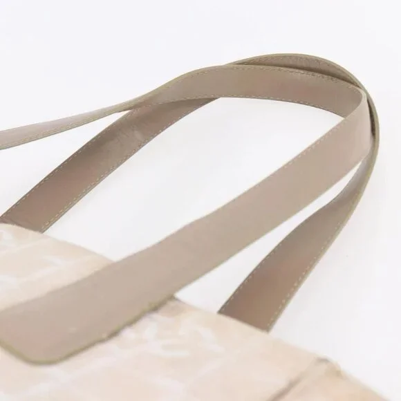 CHANEL New Travel Line Tote Bag Nylon Beige Gold CC Auth mr1594 - Picture 9 of 16